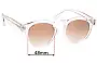 Sunglass Fix Replacement Lenses for Illesteva  Leonard - 48mm Wide 