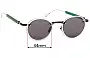 Sunglass Fix Replacement Lenses for Jacquemus Le Meunier - 44mm Wide 