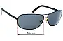 Sunglass Fix Lentes de Repuesto para JAG 1306 - 65mm Wide 