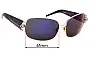 Sunglass Fix Replacement Lenses for John Richmond  JR64804 - 61mm Wide 