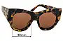 Sunglass Fix Replacement Lenses for Karen Walker Faithful - 48mm Wide 