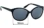 Sunglass Fix Ersatzgläser für Kenneth Cole KC1283 - 56mm Wide 
