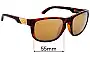 Sunglass Fix Replacement Lenses for KOO California - 55mm Wide 