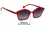 Sunglass Fix Replacement Lenses for L.A.Eyeworks Fado - 51mm Wide 
