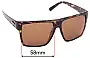 Sunglass Fix Lentes de Repuesto para Liive Juzzo - 58mm Wide 