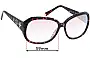 Sunglass Fix Replacement Lenses for Louis Vuitton  Z0885W - 59mm Wide 