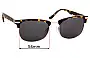 Sunglass Fix Verres de Remplacement pour Lyle & Scott L&S Sun Rx 01 - 54mm Wide 