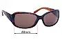 Sunglass Fix Replacement Lenses for Mako Unknown Model - 60mm Wide 