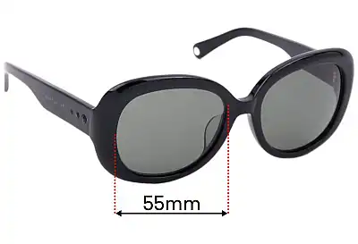 Marc by Marc Jacobs MMJ 97/F/S Replacement Lenses 55mm wide 
