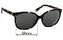 Sunglass Fix Lentes de Repuesto para Marc by Marc Jacobs MMJ 471/F/S - 59mm Wide 