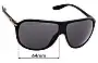 Sunglass Fix Lentes de Repuesto para Marc by Marc Jacobs MMJ106/S - 64mm Wide 