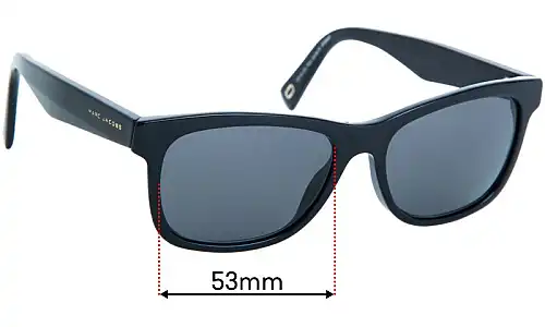 Sunglass Fix Replacement Lenses for Marc by Marc Jacobs 04 - 53mm Wide 