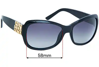 Marc by Marc Jacobs MJ 191/S Replacement Lenses 58mm wide 