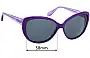 Sunglass Fix Lentes de Repuesto para Marc by Marc Jacobs MMJ 374/S - 58mm Wide 