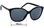 Sunglass Fix Replacement Lenses for Marc by Marc Jacobs Sun Rx 01 - 58mm Wide 