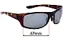 Sunglass Fix Replacement Lenses for Maui Jim MJ440 Big Wave - 67mm Wide 