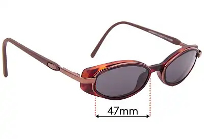 Maui Jim MJ124 Hana Verres de Remplacement 47mm wide 