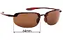 Sunglass Fix Lentes de Repuesto para Maui Jim MJ807 Ho'okipa - 64mm Wide 