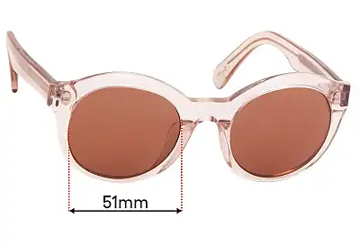 Maui Jim MJ738 Jasmine Verres de Remplacement 51mm wide 