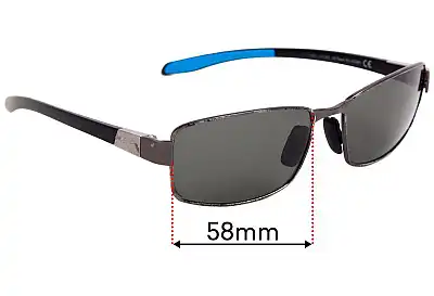Maui Jim MJ707 Kona Winds Verres de Remplacement 58mm wide 