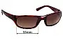 Sunglass Fix Ersatzgläser für Maui Jim MJ103 Stingray - 55mm Wide 
