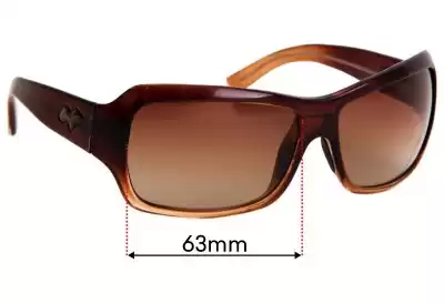 Maui Jim MJ111 Palms Replacement Lenses 63mm wide 
