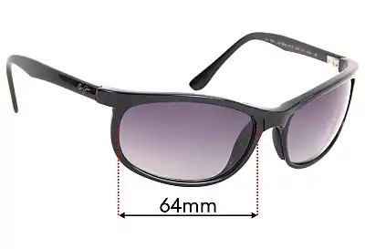 Maui Jim MJ120 Typhoon Verres de Remplacement 64mm wide 