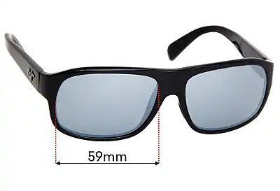 Maui Jim MJ200 Free Dive Verres de Remplacement 59mm wide 