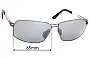 Sunglass Fix Ersatzgläser für Maui Jim MJ276 Manu - 65mm Wide 
