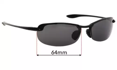 Maui Jim MJ405 Makaha 64mm Replacement Lenses