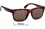 Sunglass Fix Ersatzgläser für Maui Jim MJ730 Snapback - 53mm Wide 