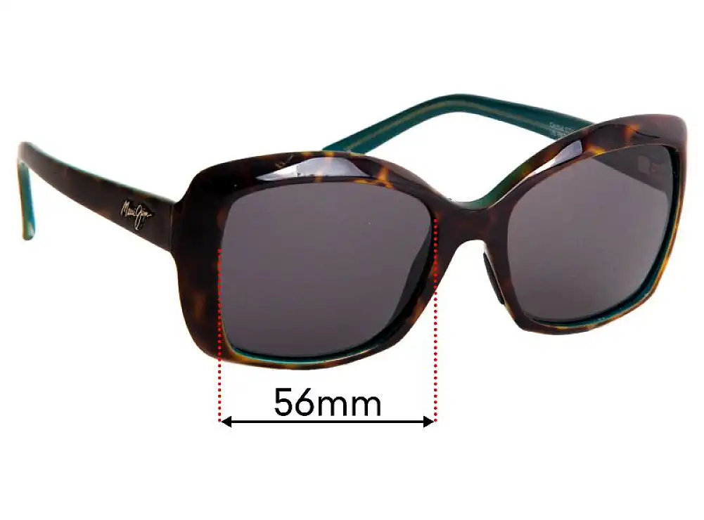 Maui Jim MJ735 Orchid 56mm Replacement Lenses