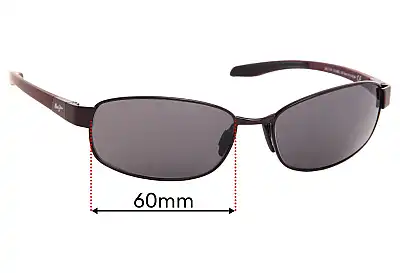 Maui Jim MJ741 Salt Air Verres de Remplacement 60mm wide 
