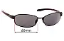 Sunglass Fix Replacement Lenses for Maui Jim MJ741 Salt Air - 60mm Wide 