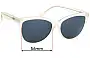 Sunglass Fix Ersatzgläser für Maui Jim MJ833 Glory Glory - 56mm Wide 