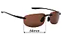 Sunglass Fix Replacement Lenses for Maui Jim MJ907 Ho'okipa - Rx - 64mm Wide 