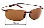 Sunglass Fix Replacement Lenses for Maui Jim MJ508 Olowalu - 65mm Wide 