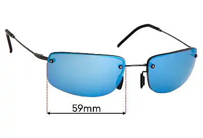 Maui Jim MJ352 Pali Verres de Remplacement 59mm wide 