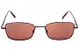 Maui Jim MJ712 Paniolo Replacement Lenses Front View 