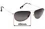 Sunglass Fix Replacement Lenses for Maui Jim MJ772 Sea House - 60mm Wide 