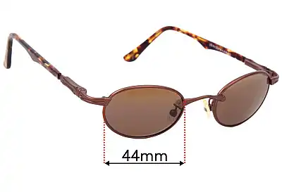 Maui Jim MJ143 Tiny Bubbles Verres de Remplacement 44mm wide 