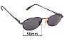 Sunglass Fix Replacement Lenses for Maui Jim MJ164 Trade Wind - 50mm Wide 