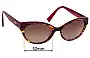 Sunglass Fix Replacement Lenses for MaxMara MM 1227 - 52mm Wide 
