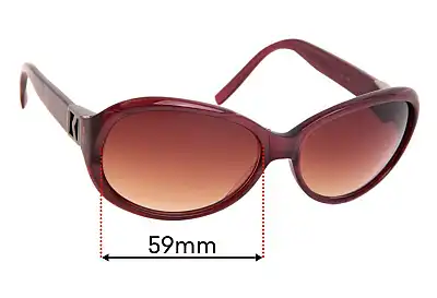 Michael Kors M2605S Replacement Lenses 59mm wide 