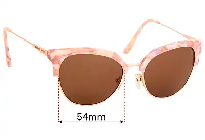 Michael Kors MK1033 Savannah Lentes de Repuesto 54mm wide 