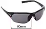 Sunglass Fix Replacement Lenses for Nike EV0525 Skylon ACE - 70mm Wide 