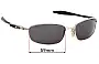 Sunglass Fix Replacement Lenses for Oakley Blender OO4059 - 59mm Wide 