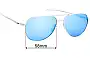 Sunglass Fix Verres de Remplacement pour Oakley Elmont M OO4119 - 58mm Wide 