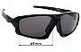 Sunglass Fix Replacement Lenses for Oakley Field Jacket OO9402 - 64mm Wide 
