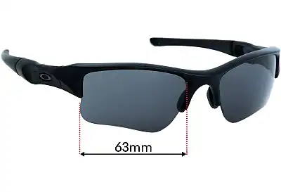 Oakley Flak XLJ Replacement Lenses 63mm wide 